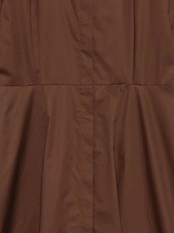 The Best Shops CRIDA: Knielange Kleider - Knielanges Kleid - Camel