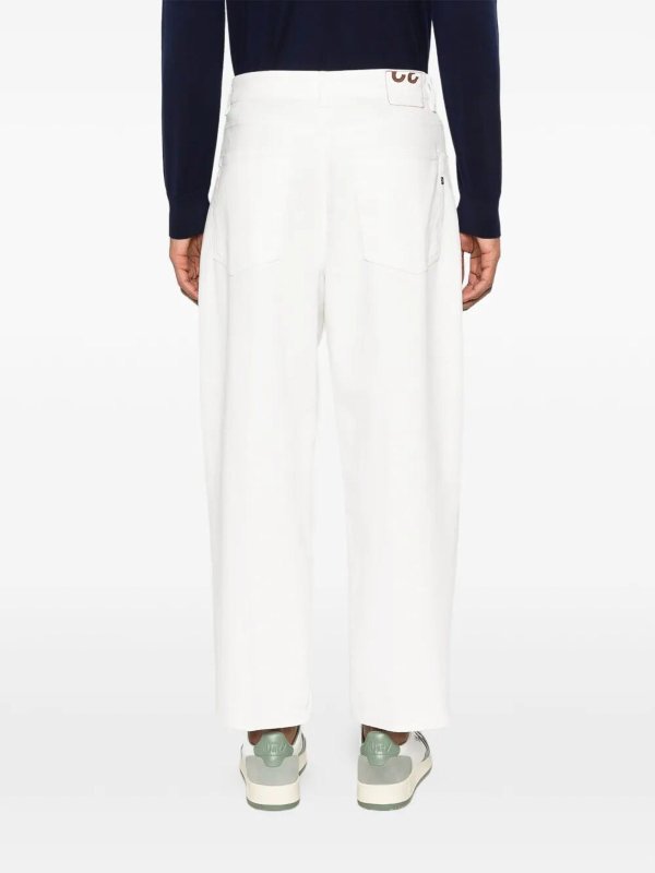 ストレートジーンズ - 白 shop online: DONDUP
