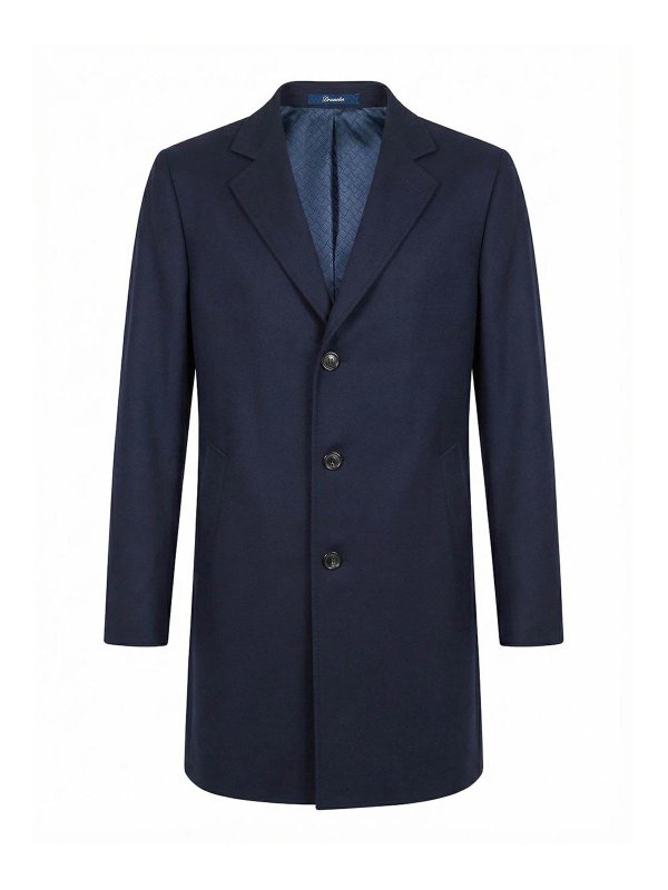 DRUMOHR: knee length coats - Single-breasted coat