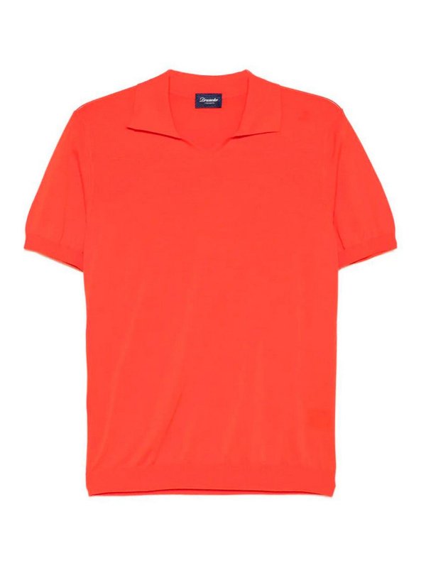 DRUMOHR: Poloshirts - Poloshirt - Orange