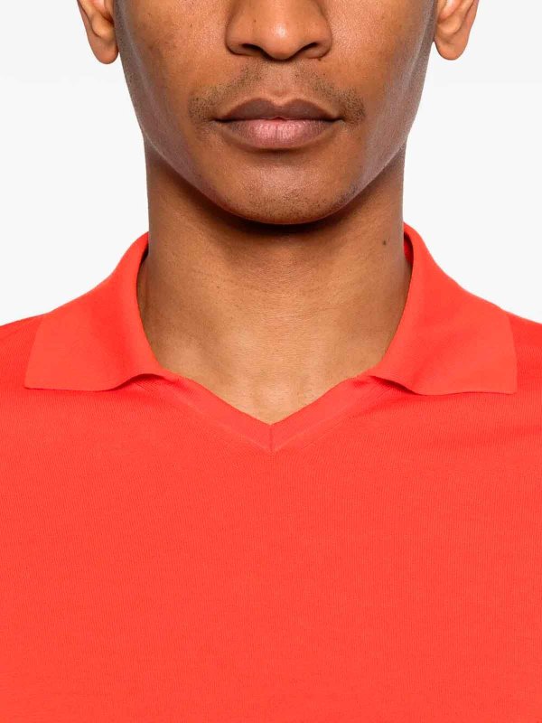 Poloshirt - Orange shop online: DRUMOHR