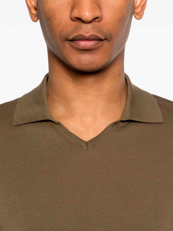 Poloshirt - Dunkelgrün shop online: DRUMOHR