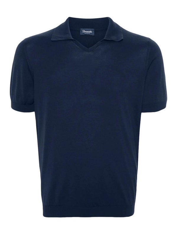 DRUMOHR: Poloshirts - Poloshirt - Blau