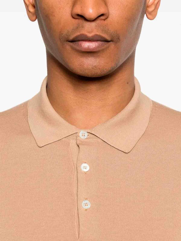The Best Shops DRUMOHR: Poloshirts - Poloshirt - Beige