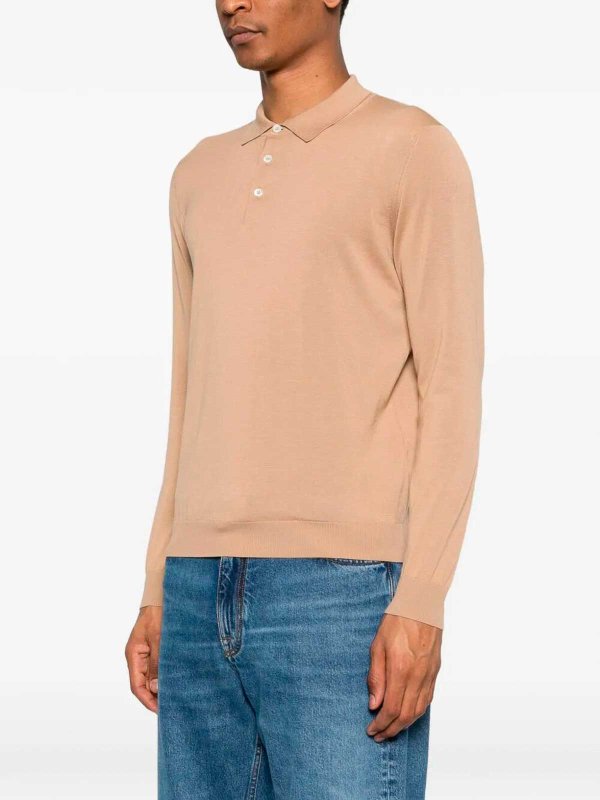 Poloshirt - Beige shop online: DRUMOHR