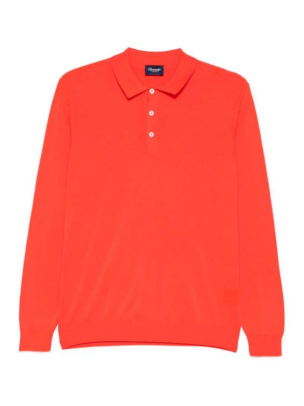 DRUMOHR: Poloshirts - Poloshirt - Orange