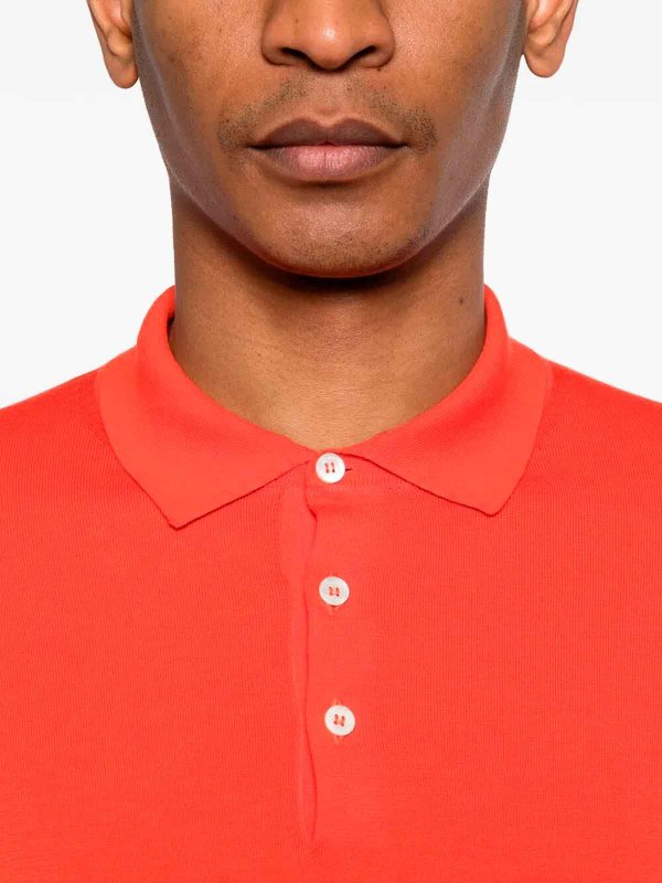 The Best Shops DRUMOHR: Poloshirts - Poloshirt - Orange
