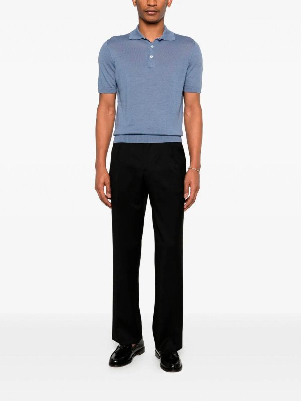 DRUMOHR: polo shirts online - Buttoned polo with logo