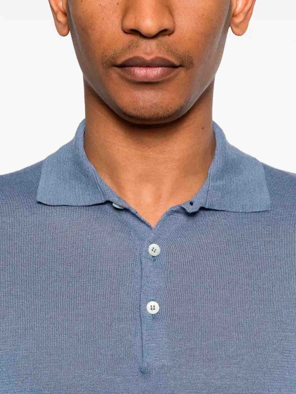 The Best Shops DRUMOHR: polo shirts - Buttoned polo with logo