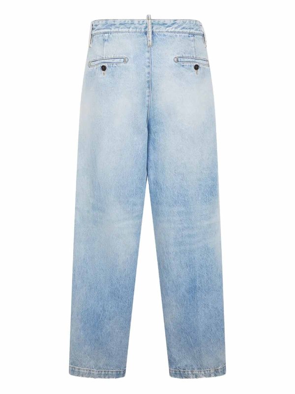 DSQUARED2: Jeans Rectos online - Vaqueros Rectos - Azul Oscuro