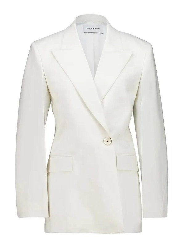 GIVENCHY: blazers - Double breasted tailored jacket