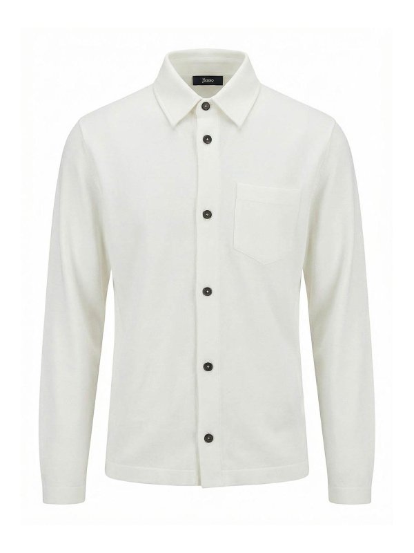 HERNO: Poloshirts - Poloshirt - Weiß