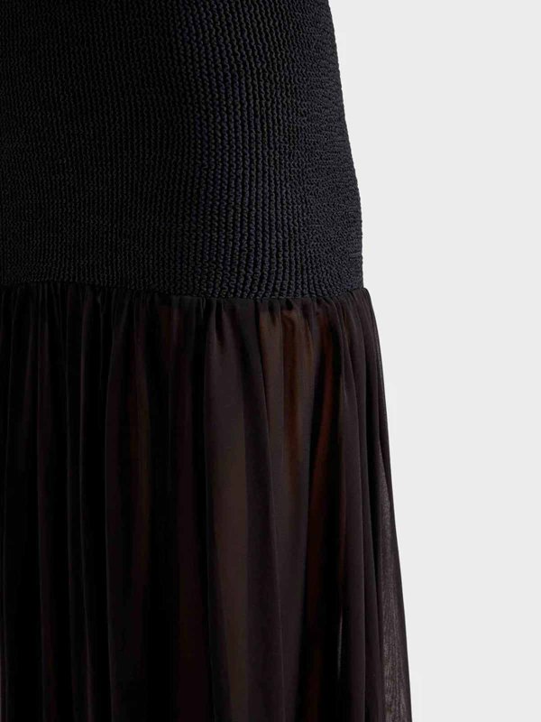 HUNZA G buy online 膝丈ドレス - 黒
