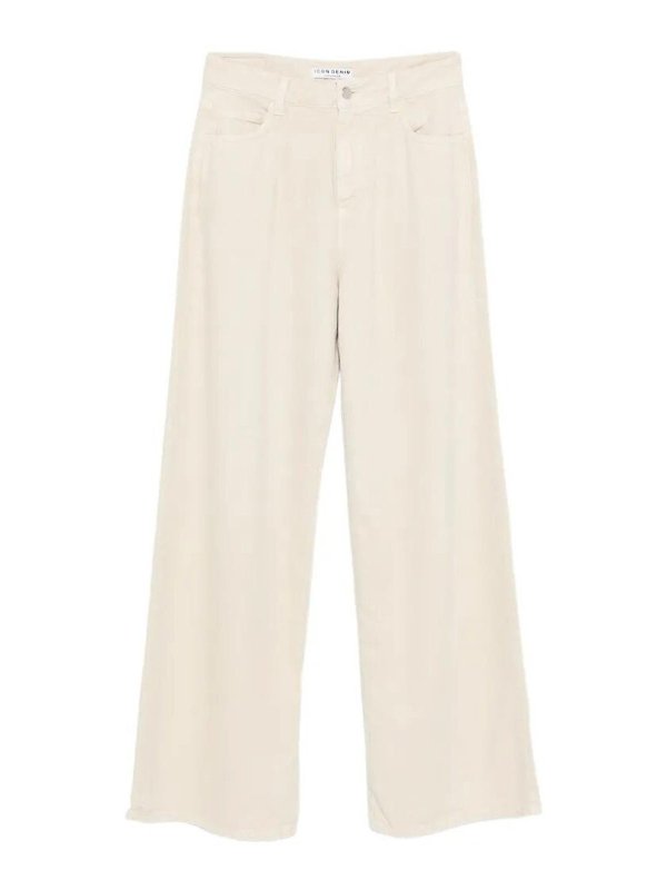 ICON DENIM: Jeans Rectos - Vaqueros Rectos - Blanco