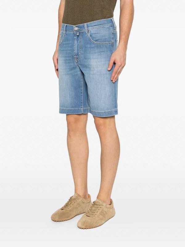 The Best Shops JACOB COHEN: トラウザーショーツ - ショートパンツ - ライトブルー
