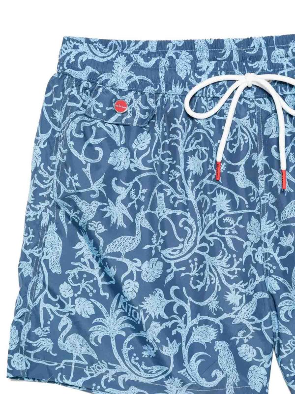 KITON: Badeanzüge online - Badeanzug - Blau