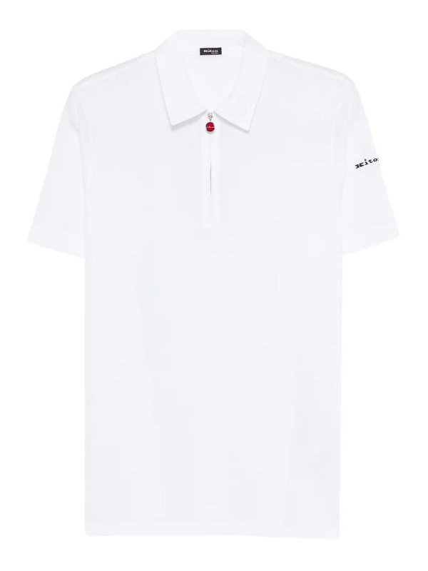 KITON: Polos - Polo - Blanco