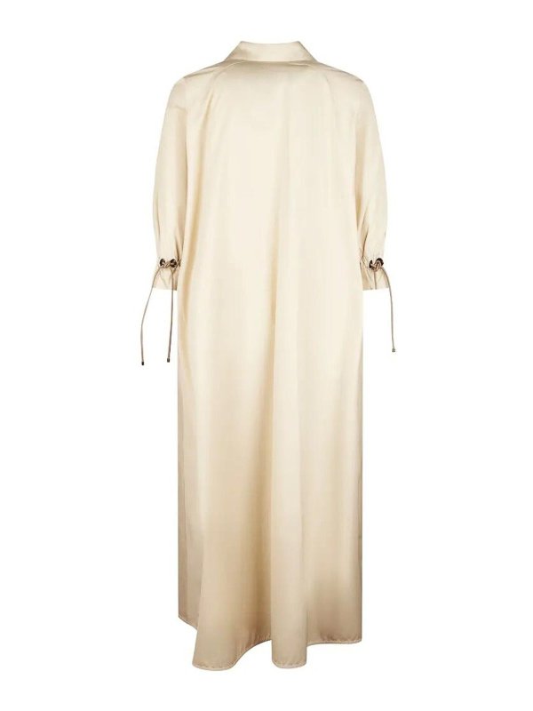Max Mara: Knielange Kleider online - Knielanges Kleid - Beige