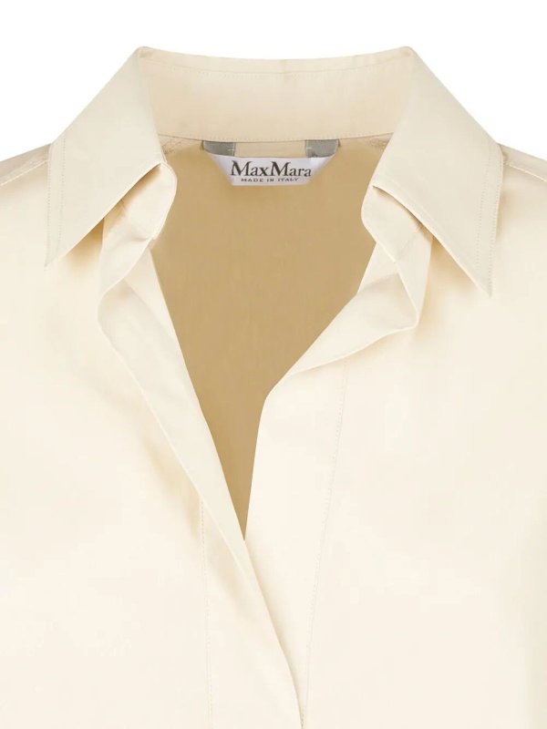 The Best Shops Max Mara: Knielange Kleider - Knielanges Kleid - Beige