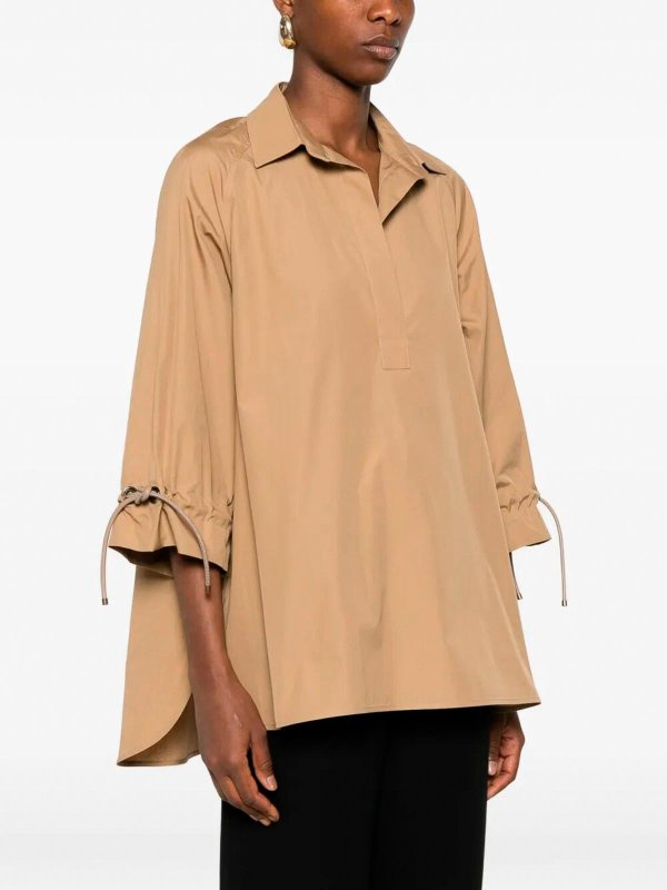 The Best Shops Max Mara: Hemden - Hemd - Dunkelbeige