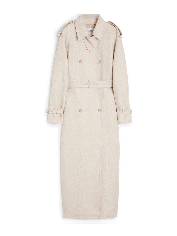 Max Mara: トレンチコート - トレンチコート - ライトベージュ