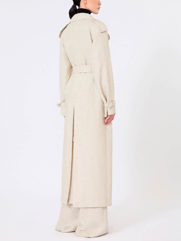 The Best Shops Max Mara: トレンチコート - トレンチコート - ライトベージュ