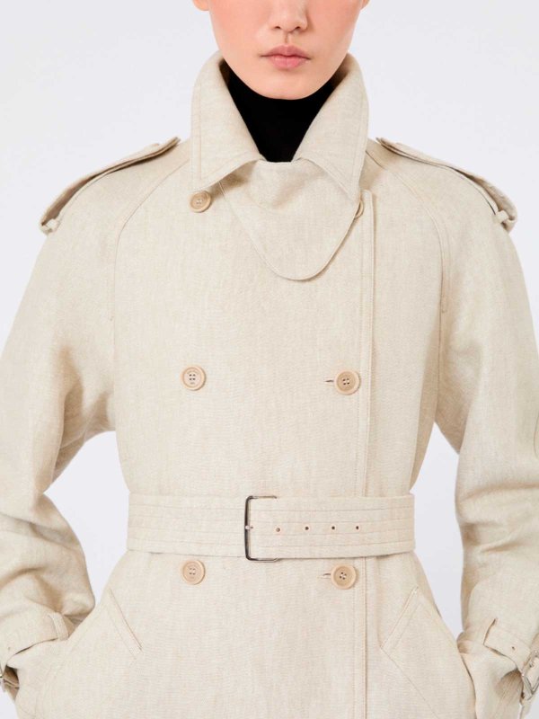 トレンチコート - ライトベージュ shop online: Max Mara