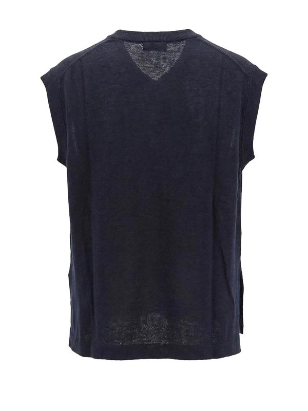 Max Mara: Chalecos online - Chaleco - Azul
