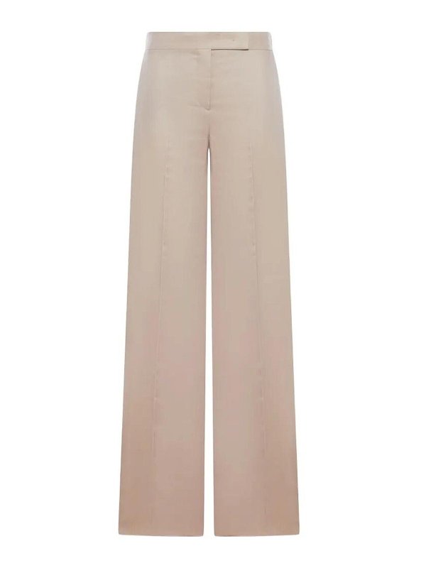 Max Mara: casual trousers - Silk pants