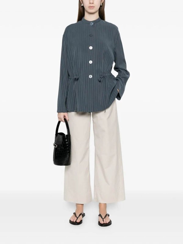 Max Mara: Casual Hosen online - Casual Hose - Hellgrau