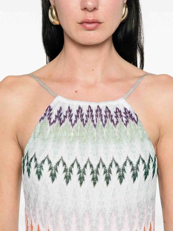 The Best Shops MISSONI: Maxikleider - Maxikleid - Weiß