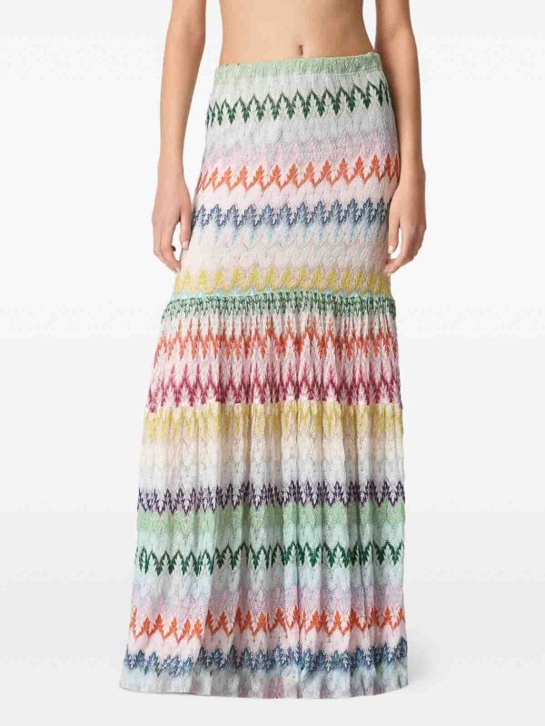 Jupe Longue - Multicolore shop online: MISSONI