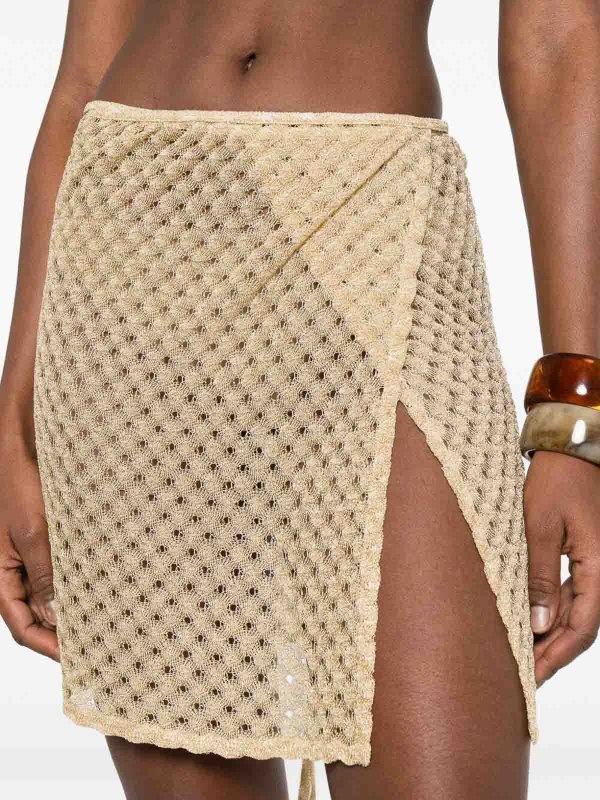 Mini Jupe - Or shop online: MISSONI