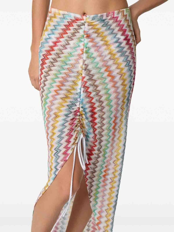 The Best Shops MISSONI: Faldas largas - Falda Larga - Blanco