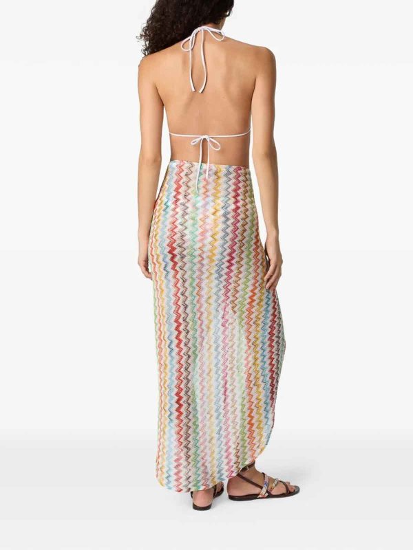 Falda Larga - Blanco shop online: MISSONI