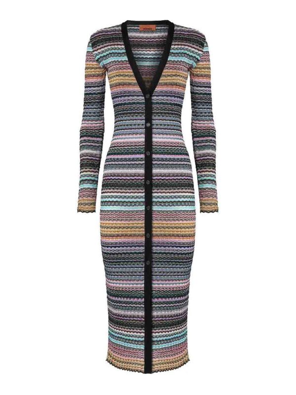 MISSONI: Cardigans - Cardigan - Jaune Clair