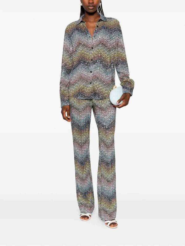 MISSONI: カジュアルトラウザー online - カジュアルパンツ - ブルー