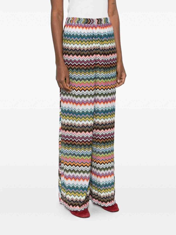 The Best Shops MISSONI: カジュアルトラウザー - カジュアルパンツ - マルチカラー