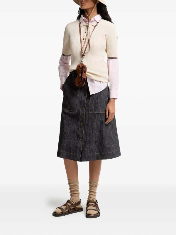 MONCLER: Polos  online - Polo - Blanc