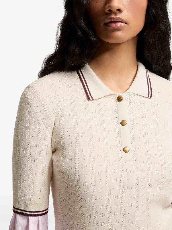 Polo - Blanc shop online: MONCLER