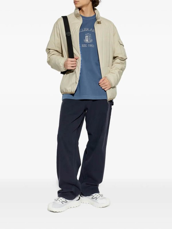 MONCLER: T-shirts online - T-Shirt - Blau