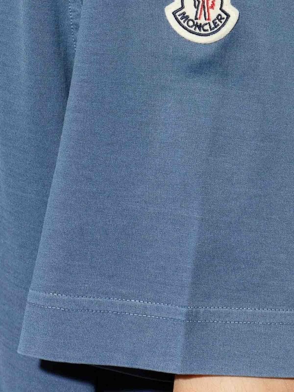 T-Shirt - Blau shop online: MONCLER