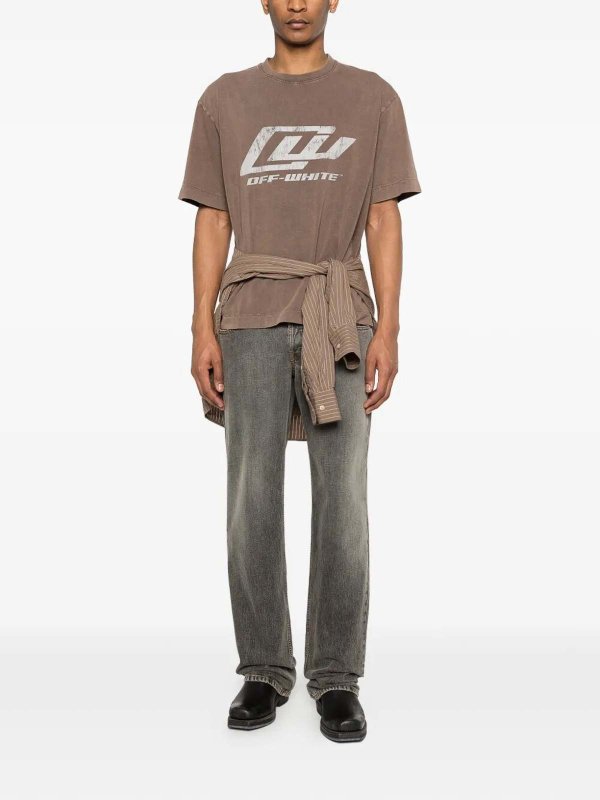OFF-WHITE: T-shirts online - T-Shirt - Schwarz