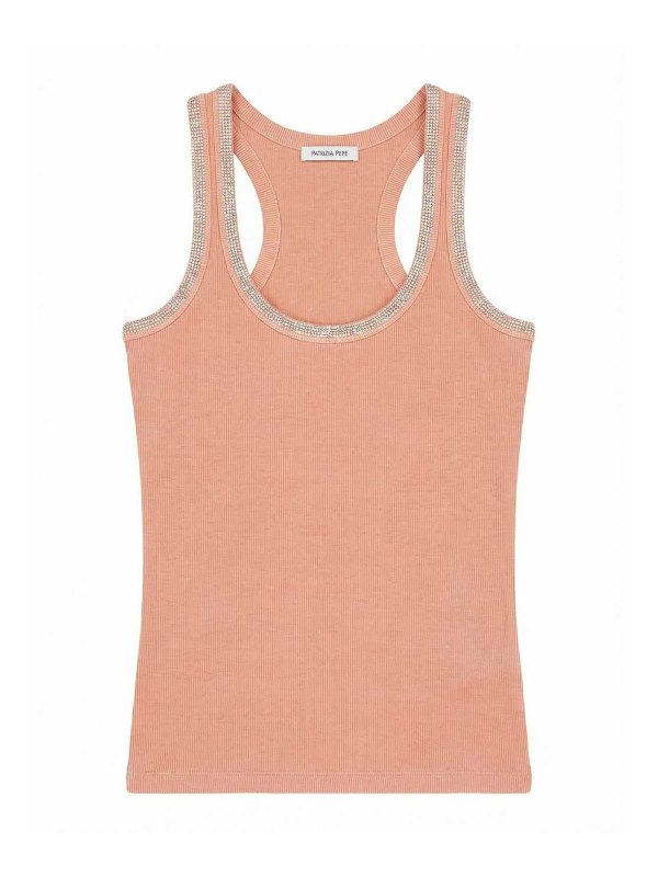 PATRIZIA PEPE: Tops und Tank Tops - Top - Hellrot