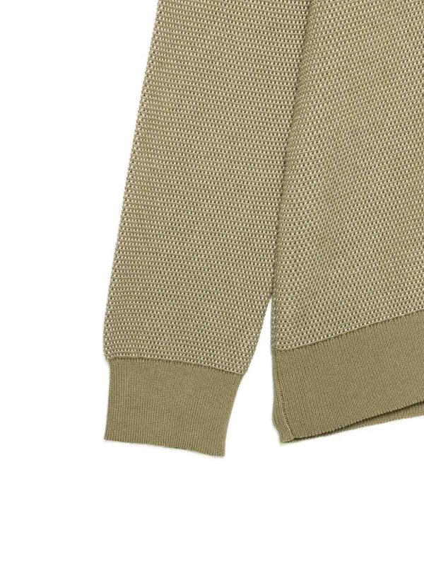 The Best Shops PIACENZA 1733: Strickpullover mit Rundhalsausschnitt - Rundhalspullover - Hellgrün