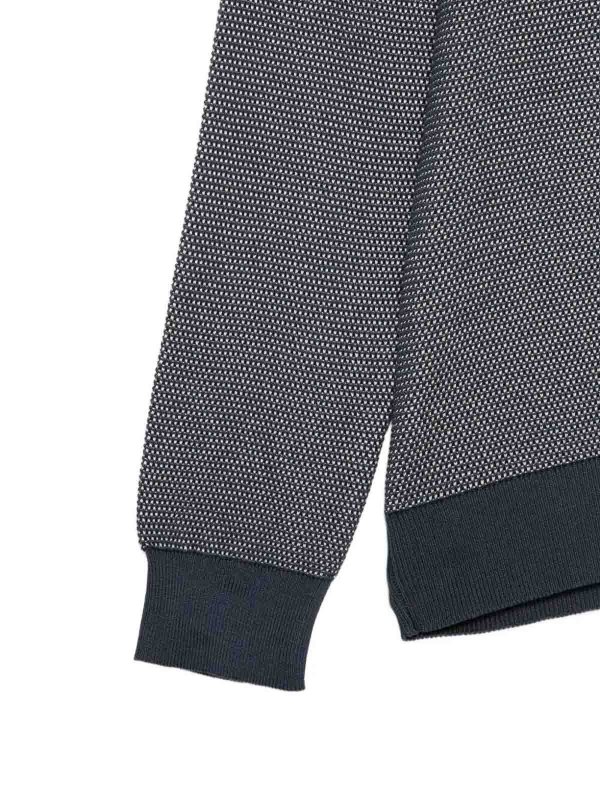 The Best Shops PIACENZA 1733: Strickpullover mit Rundhalsausschnitt - Rundhalspullover - Hellblau