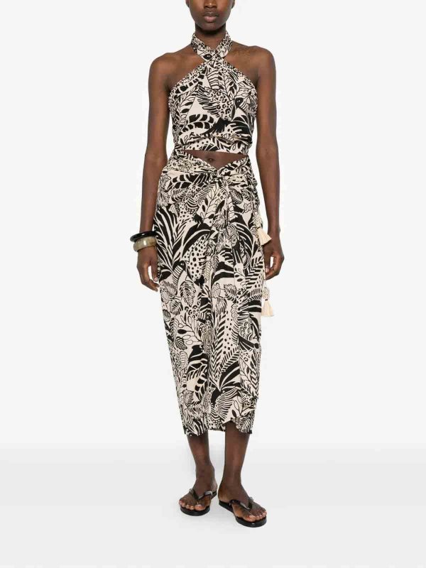 POUPETTE ST BARTH: ロングシャツ online - ロングスカート - 黒