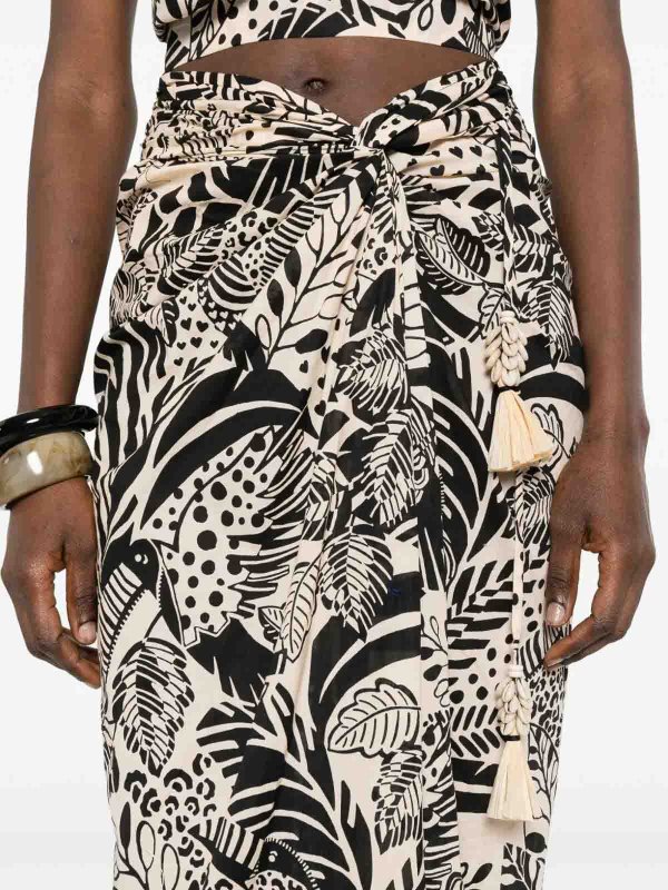 ロングスカート - 黒 shop online: POUPETTE ST BARTH