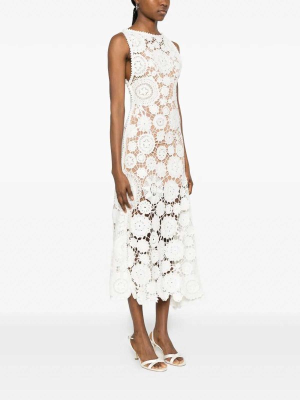 The Best Shops Self Portrait: Maxi Robe - Blanc