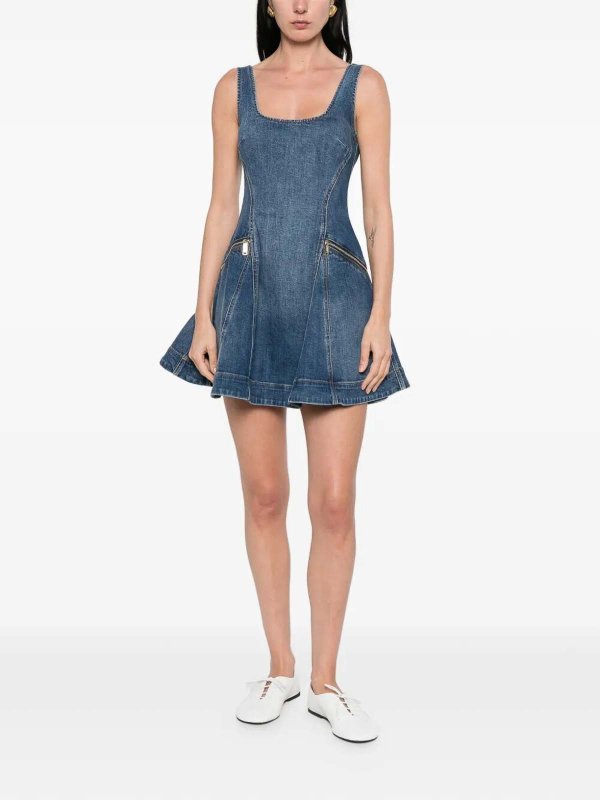 Self Portrait: Robes courtes online - Robe Courte - Bleu